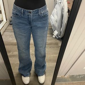 Gap size 10, or 30short flare jeans